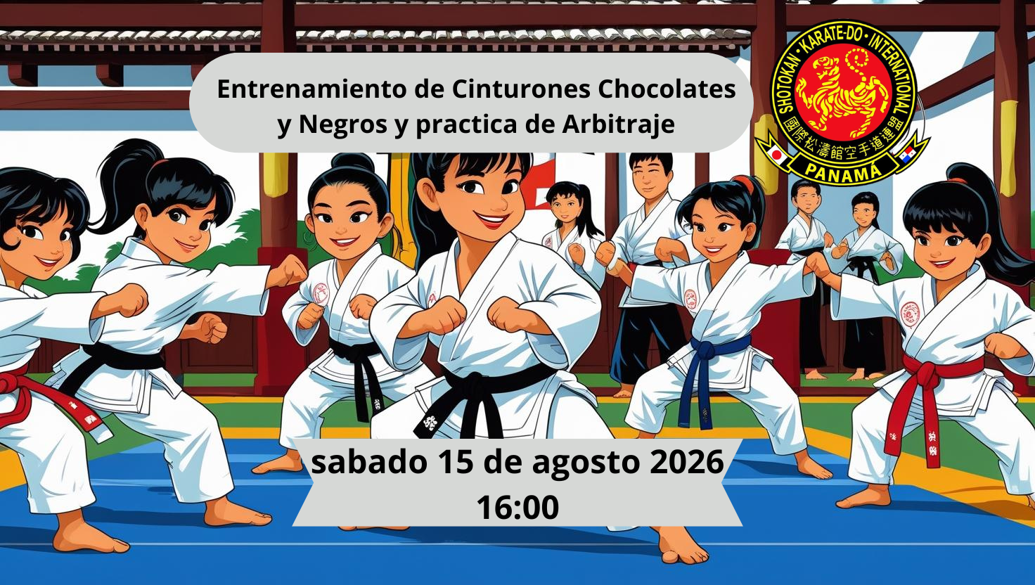 Entrenamiento Mensual de Cinturones Avanzados y practica de Arbitraje