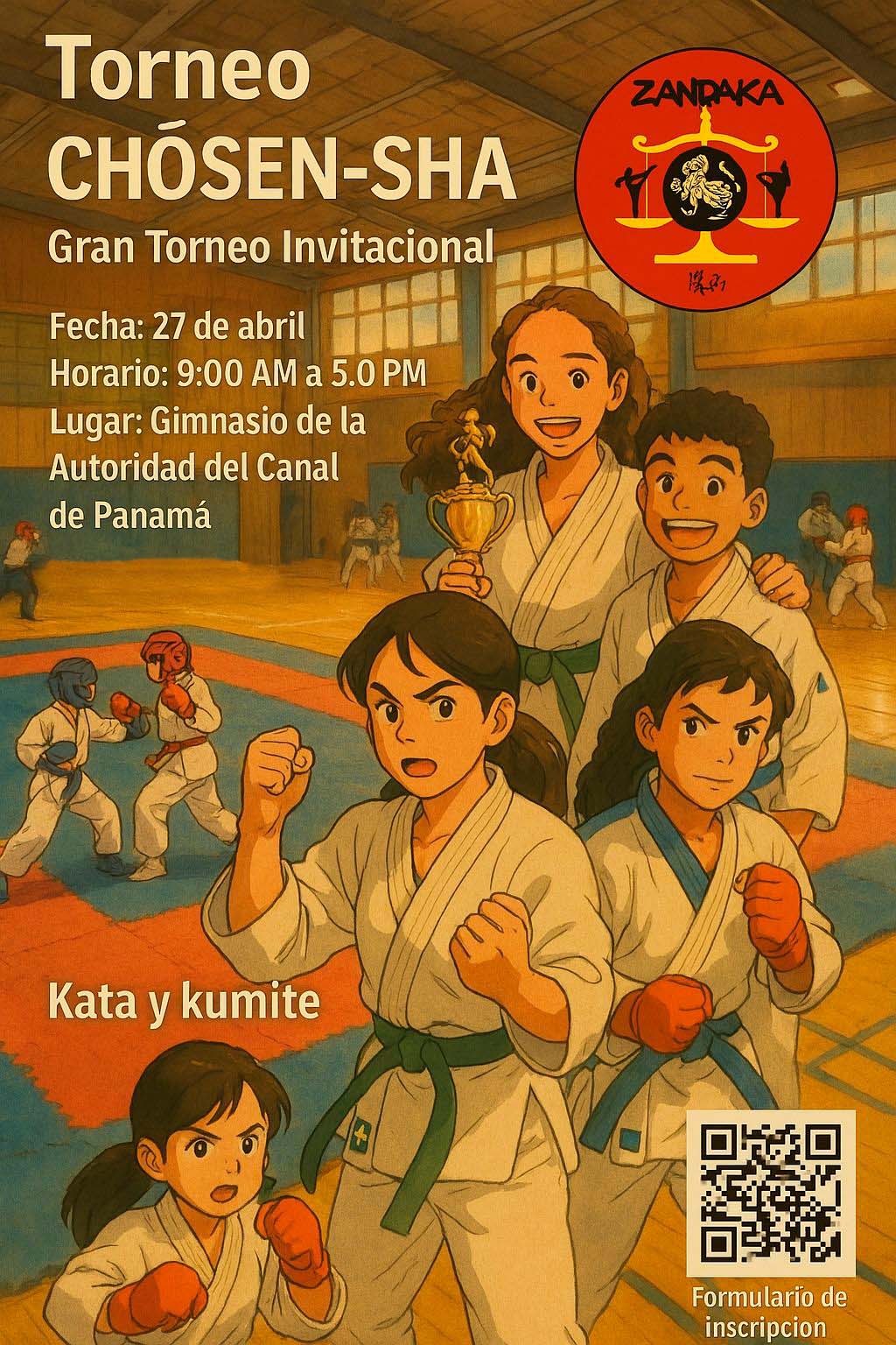 Federación de Karate Shotokan y Colegio de Jueces y Árbitros Listos para el Torneo Invitacional Chōsen-Sha
