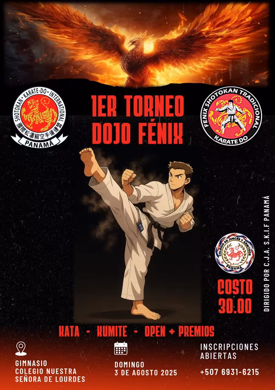 ¡Todo Listo para el 1er Torneo Invitacional del Dojo Fénix!