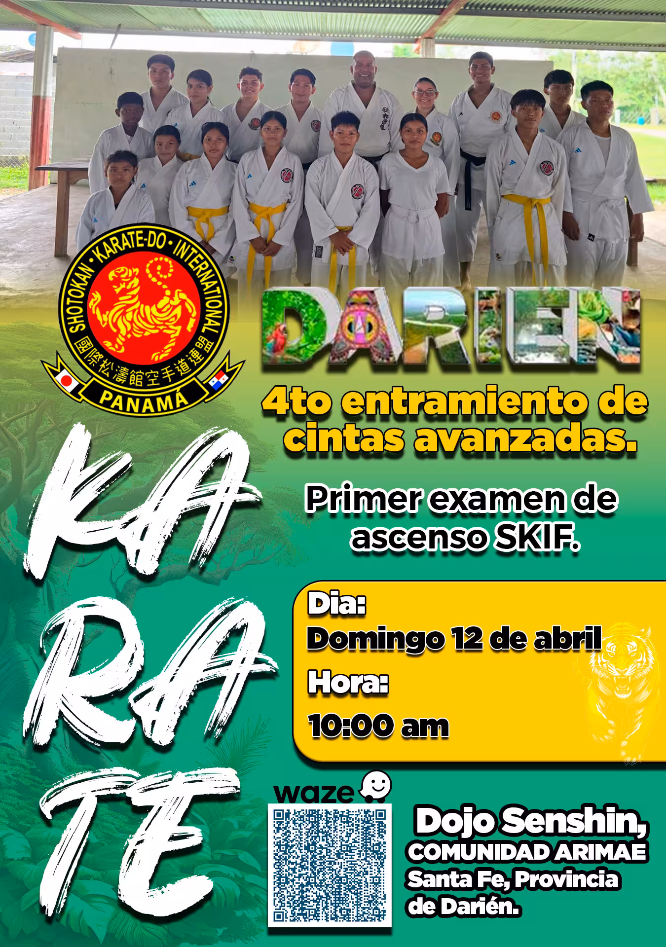¡Éxito Total en Darién!: Entrenamiento de cintas Avanzadas.